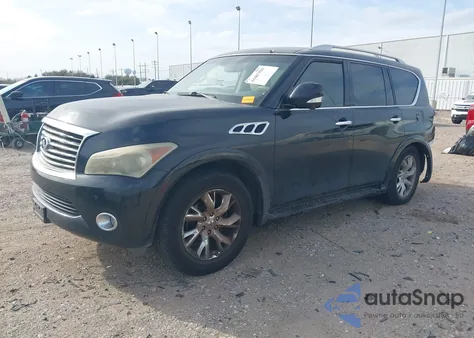 2011 Infiniti Qx56 из США, поврежденный, VIN JN8AZ2NF0B9502612
